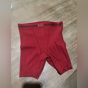 burgundy skims boxer